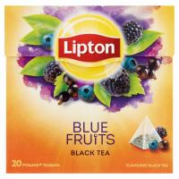 Lipton Herbata czarna aromatyzowana Owoce Jagodowe piramidki 20 szt. 36g
