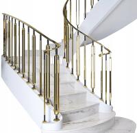 Fancuskie лестничные перила SQUARE цвет латунь