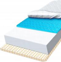 Materac piankowy 90x190 lateks oddychający masujący 7 strefowy H2/3 12cm