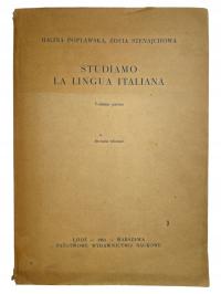 Popławska Szenajchowa Studiamo La Lingua Italiana vol. 1 1961