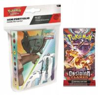 Pokémon TCG: Obsidian Flames - Mini Portfolio Album na 60 kart   booster