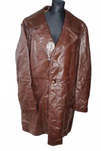 PŁASZCZ WOJSKOWY KURTKA SKÓRA rozm. 3XL