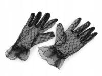 Rękawiczki wizytowe koronkowe