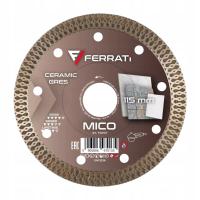 FERRATI MICO 115 x 22,23 mm - Tarcza diamentowa do cięcia gresu, ceramiki