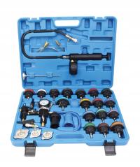 Tester płynu chłodniczego TSW 27 elementowy zestaw z pompką 0-35 psi