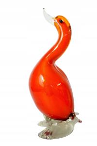 DUŻA SZKLANA FIGURA KACZKA murano style
