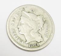 USA 3 centy 1874