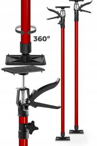 2x PODPORA TELESKOPOWA SUFITOWA 115-290 MM PŁYT GK ROZPIERAK