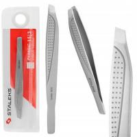 STALEKS PĘSETA SKOŚNA DO BRWI CLASSIC SZEROKIE SKOŚNE KRAWĘDZIE TC-15/3