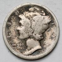 987. USA, 10 centów 1917