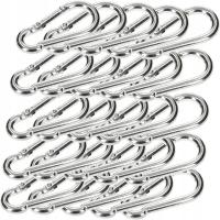 KARABIŃCZYK STRAŻACKI 50 KARABINEK HAK LIN 25 SZT