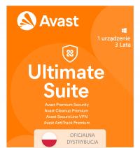 AVAST Ultimate 1 urządzenie / 3 Lata + VPN i AntiTrack