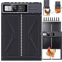 AUTOMATYCZNE DRZWI DO KURNIKA Z TIMEREM STOP WODOODPORNY I ANTY-SZCZYPANIE