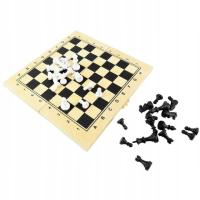 Шахматы деревянный складной подарок для путешественника настольная игра шашки
