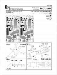 Part S32-003 1/32 MiG-21MF El. uzbrojenia (Trumpeter)