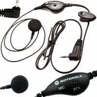 MOTOROLA Mikrofono słuchawka PTT do walkie talkie