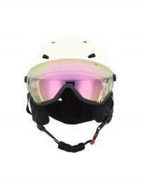 Kask narciarski 4F U096 UNISEX S/M(55-59CM) BIAŁY
