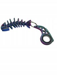KEYSPINNER Keyrambit +Flexi Ryba ZESTAW Brelok BRELOCZEK do kluczy Aurora