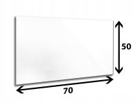 Panel szklany hartowany 70x50 biały kuchnia szkło 4mm