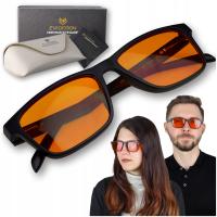 Компьютерные очки с защитой от синего света, прямоугольные черные