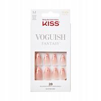 Sztuczne paznokcie tipsy Voguish Fantasy French M FV17H1 KISS 1szt.