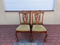 НАБОР ИЗ 4 ДЕРЕВЯННЫХ СТУЛЬЕВ АНТИЧНЫЙ СТУЛ