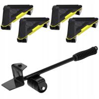 ZESTAW KOMPLET ROLKI DO TRANSPORTU PRZESUWANIA MEBLI 300kg 5 ELEMENTÓW