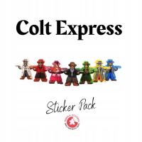 Meeple Stickers: zestaw naklejek do Colt Express