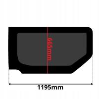 SZYBA BOCZNA PRAWA BOK ŚRODEK OPEL VIVARO I 1 01- (0129)