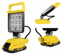 Лампа для DeWalt XR 18V 20V рабочая мастерская галогенный фонарик 48w 16 LED