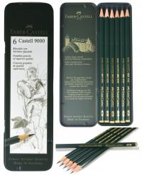 FABER-CASTELL Набор карандашей карандаш 9000 Art 6 шт