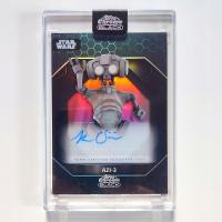 Karta Topps Chrome Black Star Wars - AZI-3 - Ben Diskin - Autograf