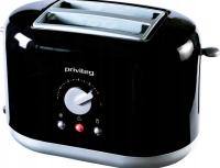 Privileg PT2870BPH toster czarny na 2 kromki 870W