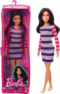 Кукла Барби модницы платье в полоску GYB02