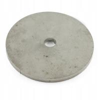 Krążek nierdzewny fi 120 x 5 mm z otworem fi 10 mm, INOX 304