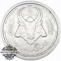 2 FRANKI 1948 MADAGASKAR