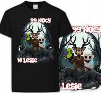 KOSZULKA DZIECIĘCA CZARNA - ROBLOX 99 NOCY W LESIE GRA DLA DZIECKA M 140cm