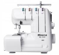 Minerva ML3345 домашний оверлок 4 нити 7 стежков с мережкой бесплатно
