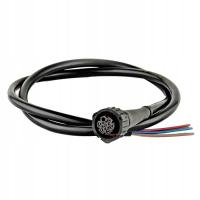 Wtyczka lampy 7-pinowa AMP MAN RENAULT MERCEDES prosta z przewodem 1m