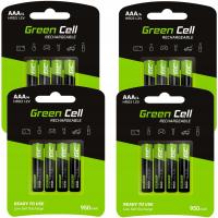 Никель-металл-гидридный аккумулятор (NiMH) Green Cell AAA (R3) 950 mAh 16 шт.