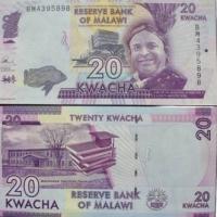 Banknot 20 kwacha 2017 ( Malawi )