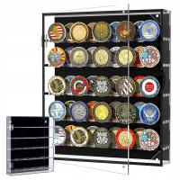 POJEMNIK NA ZBIERANIA MONETY PÓŁKA WITRYNA 40MM Z AKRYLU