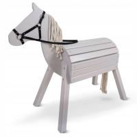 Pink Papaya – Drewniany koń – Szary – Rozmiar S