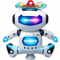 INTERAKTYWNY ROBOT ZDALNIE STEROWANY TAŃCZY MUZYKA ŚWIATŁA LED na prezent