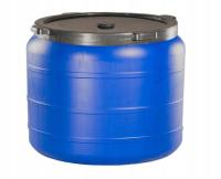 F&R BECZKA PLASTIKOWA 100L DO KISZENIA KAPUSTY NA WODĘ NIEBIESKA