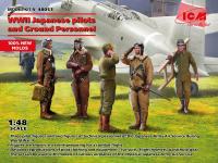 ICM 48053 Japanese WWII Pilots and Ground Personnel skala 1/48