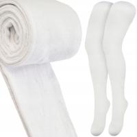 Yoclub детские колготки белый хлопок