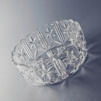 lata 70-te PIĘKNA KRYSZTAŁOWA MISA PATERA SALATERKA