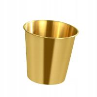 Wiaderko na lód Lekka wielozadaniowa wanna do przechowywania w restauracji 0.7L złota