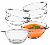 Набор для бульона, миски для супа, стеклянный дизайн Altom 470 мл x 6 шт.